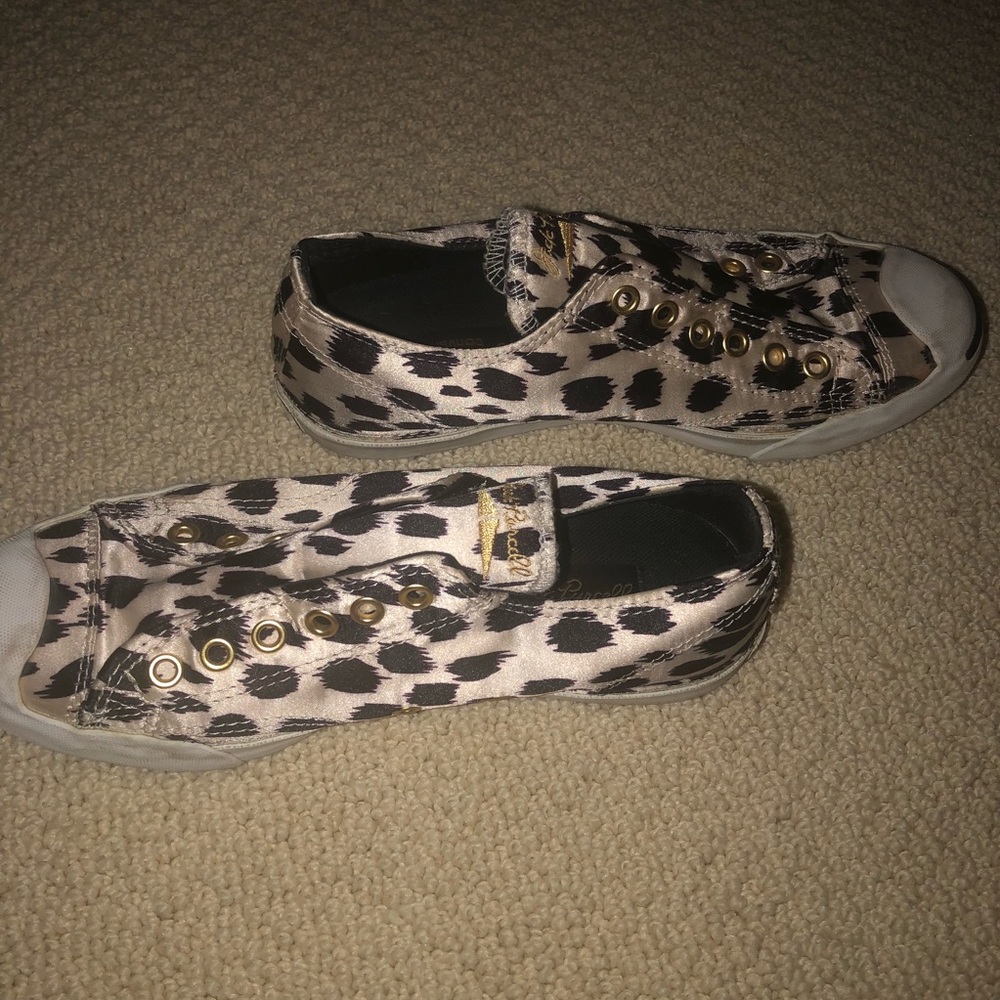 Converse by Jack Purcell leopard Us size 7